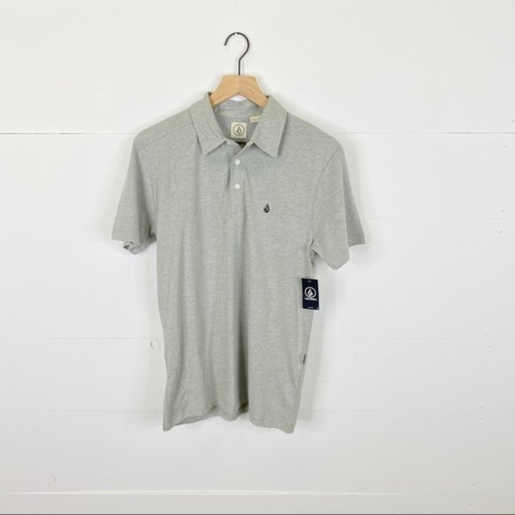 Volcom Other - Volcom Heather Gray Classic Polo NWT Size S